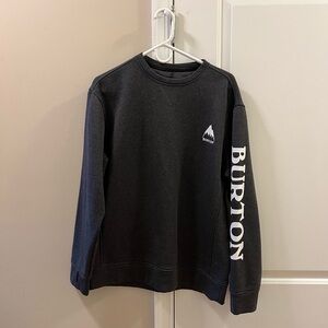 Burton Men's Dark Gray Crewneck Sweater